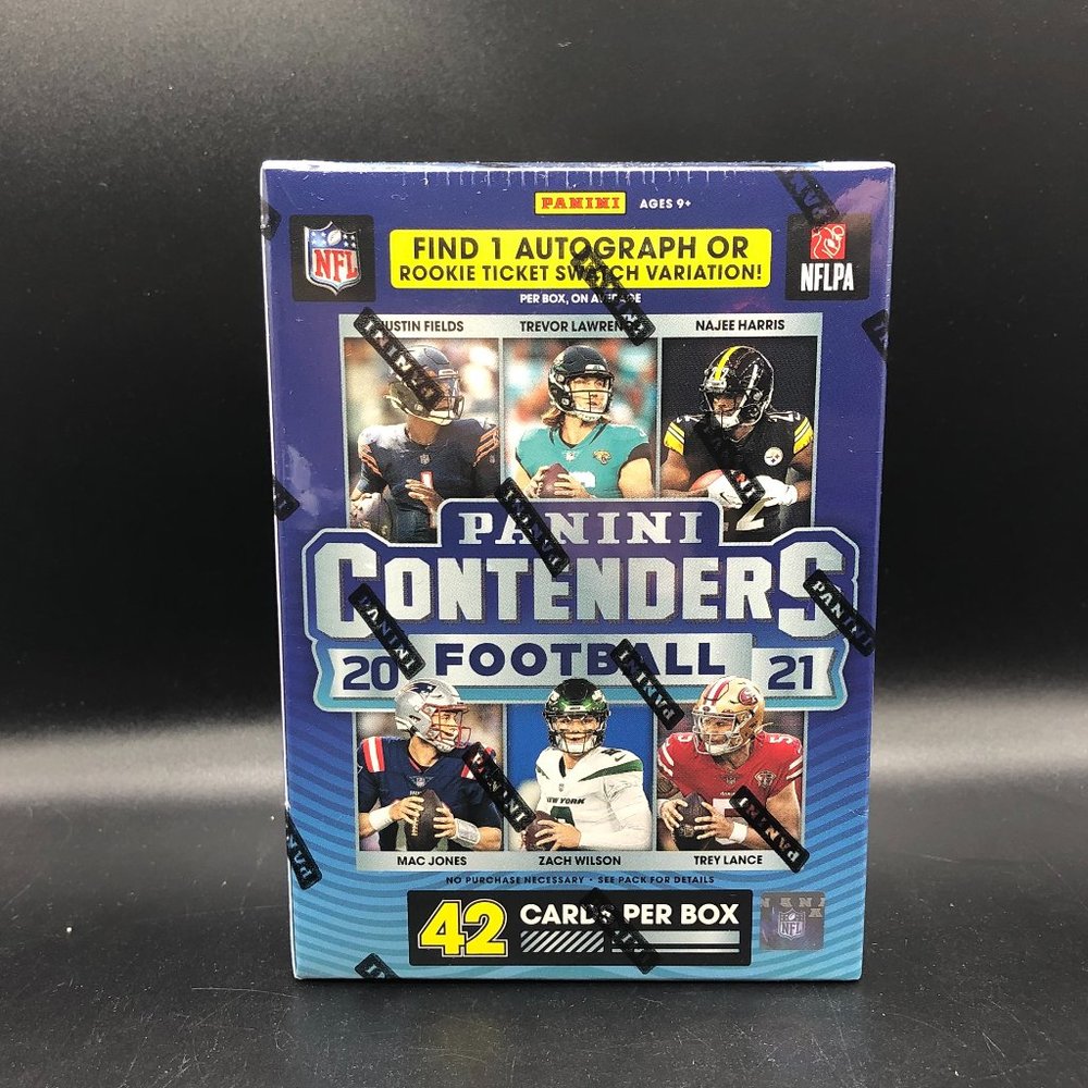 2021 Panini Contenders Football 6-Pack Blaster Box NFL Auto or Memorabilia
